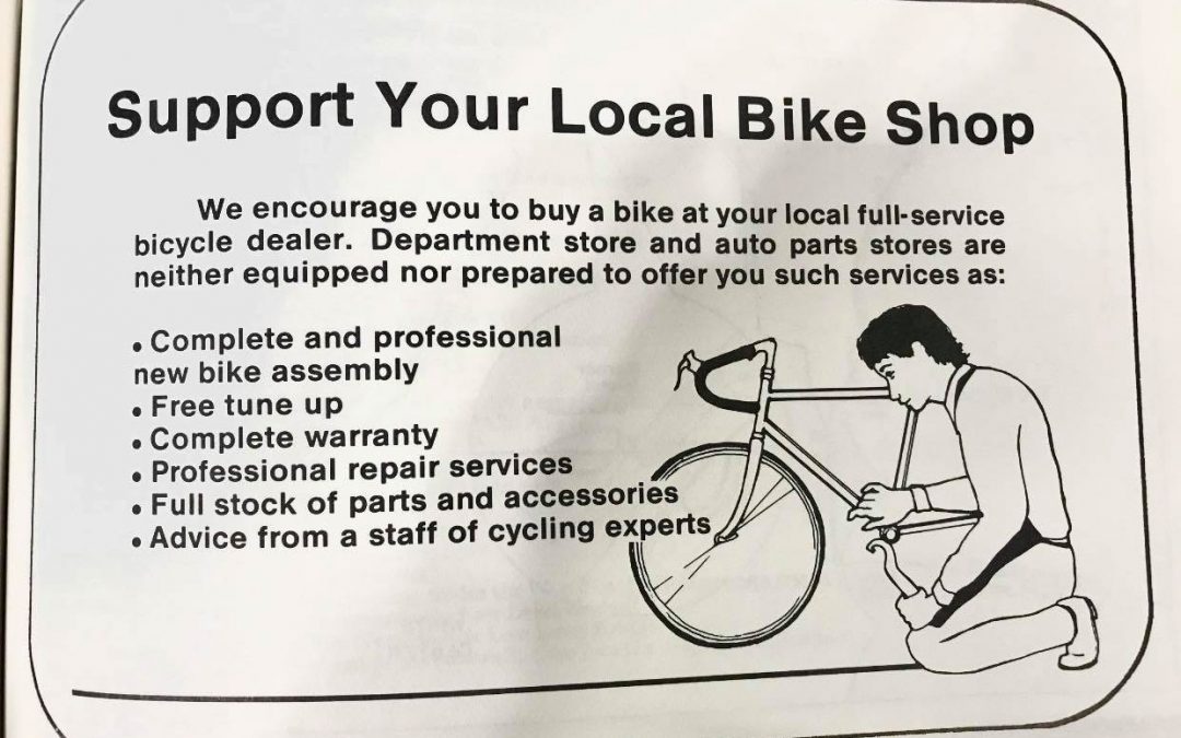 Support Your Local Bike Shop