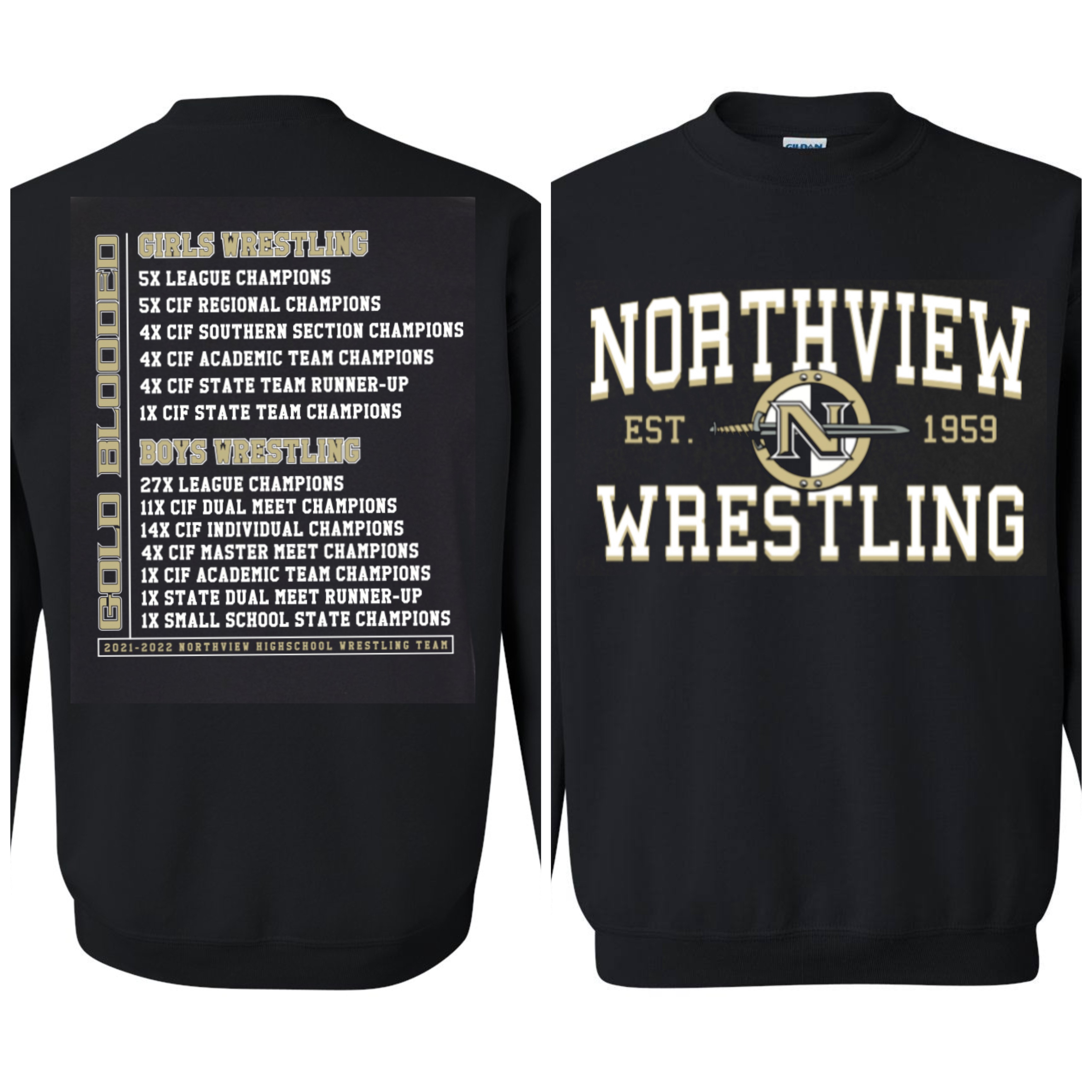 NHS Black Crew Neck