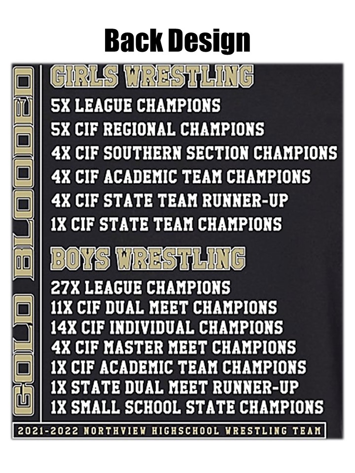 Northview Wrestling Black Long Sleeve $15 - Image 2