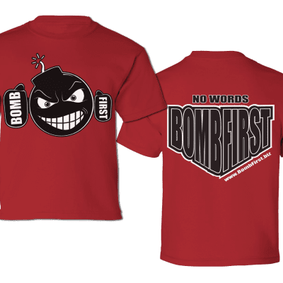 Kids T-Shirt-red,black,blue,gray