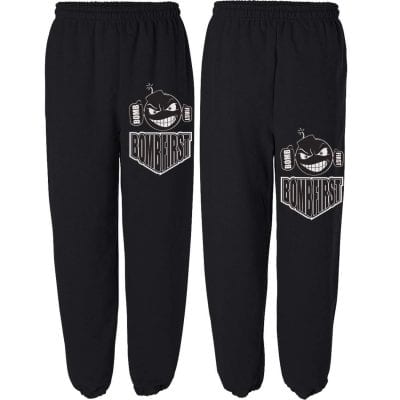 Kids Sweatpants-red,black