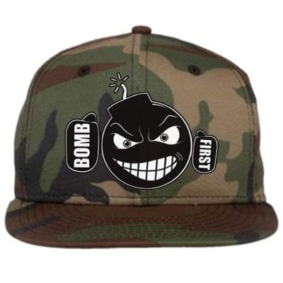 Camo Snapback Cap