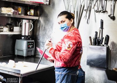 Gilberts El-Indio Robert Sturman Inside Kitchen Woman