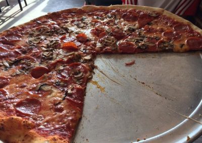 pepperoni mushroom pizza