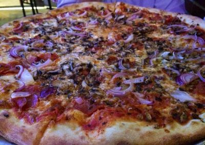 Mushroom Onion Pizza
