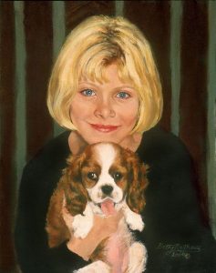 Katie with New Puppy