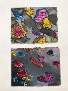 Two Studies of Crystals Under Polarized Light